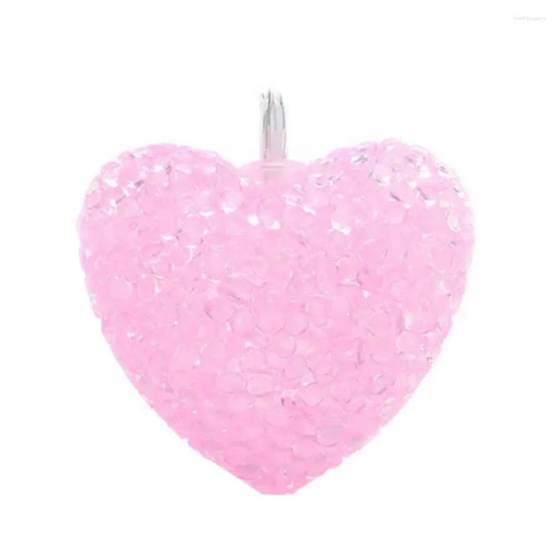 Cordes Saint Valentin Cadeau LED Amour Coeur Chaîne Lumières Pour La Décoration De Mariage Accessoires De Fête Doux Alimenté Par Batterie Fée Lumière