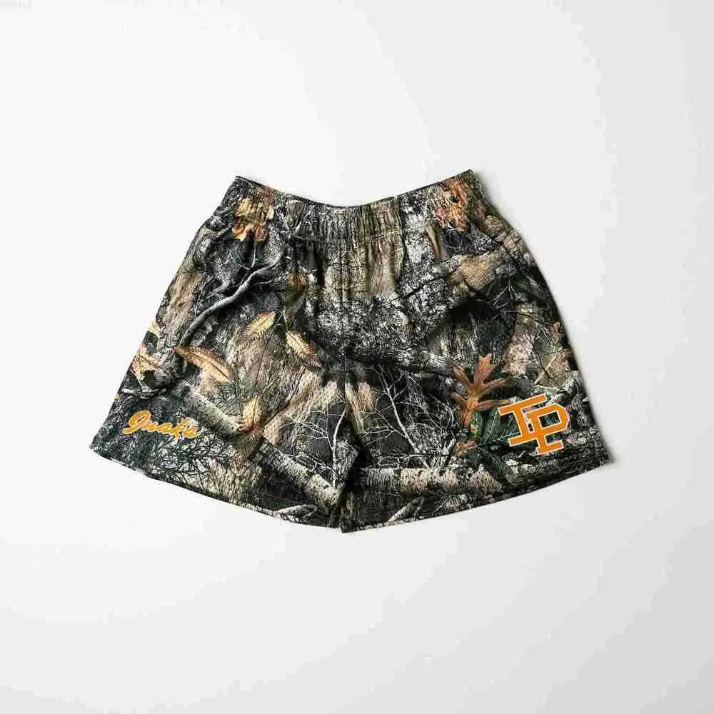 Mens shorts power camo män kvinnor klassisk gym med inre foder