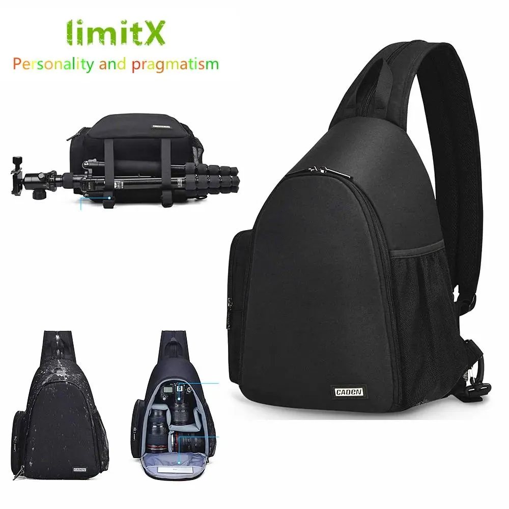 accessories Dslr Camera Bag Sling Case Backpack Waterproof for Nikon Z7 Z6 Z5 D3500 D7500 Canon Eos R7 R Rp R6 R5 Sony A7r V A7 Iv Iii Ii A9