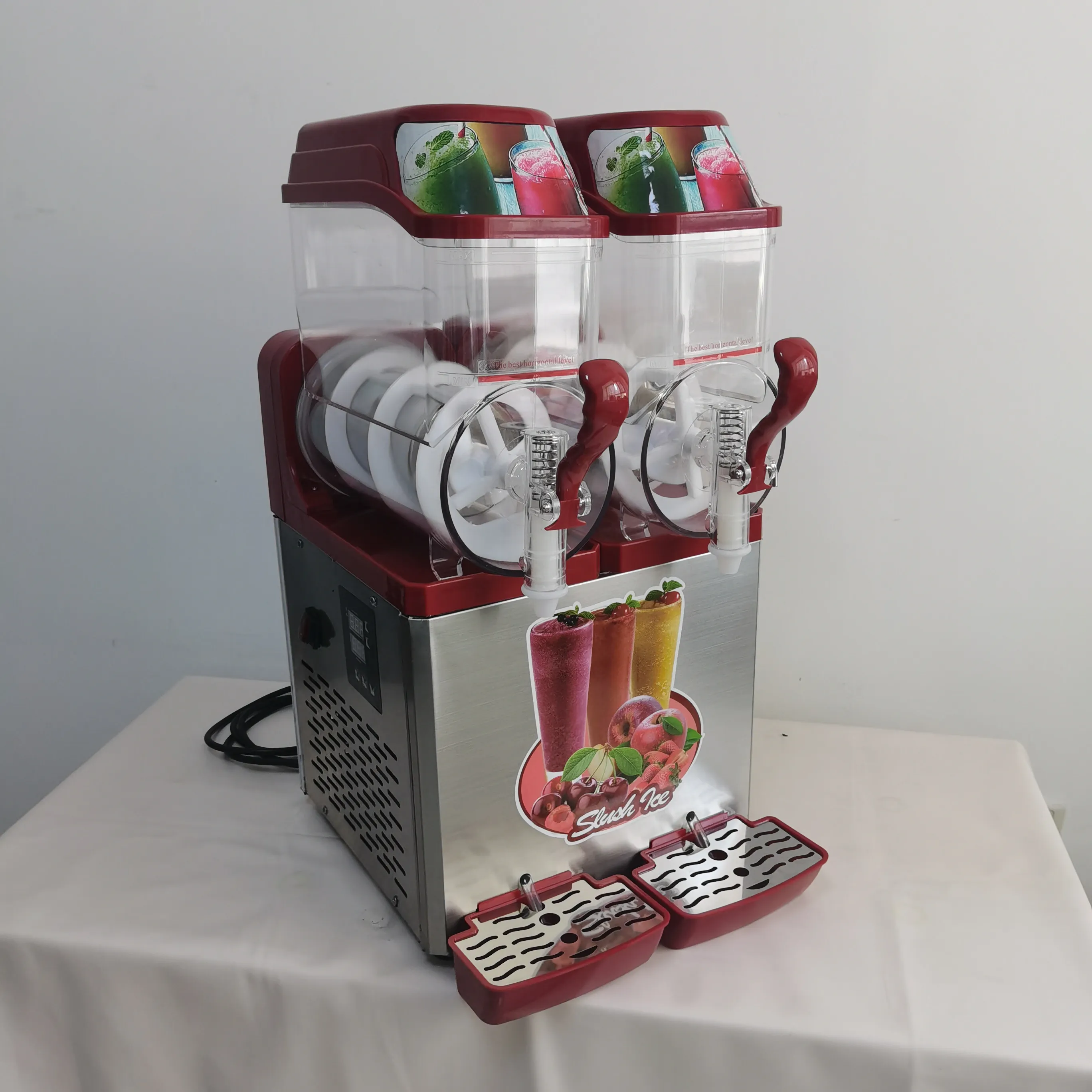 スラッシュマシンダブルシリンダーフローズンドリンクメーカー：12L 