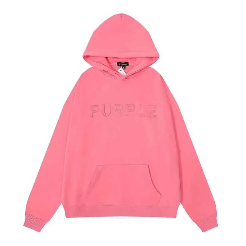 Roxo marca com capuz designer hoodies mulheres homens roxo-marca casaco moda solta streetwear sweatshirts tops roupas high street com capuz pulôver 2024 primavera 31y9