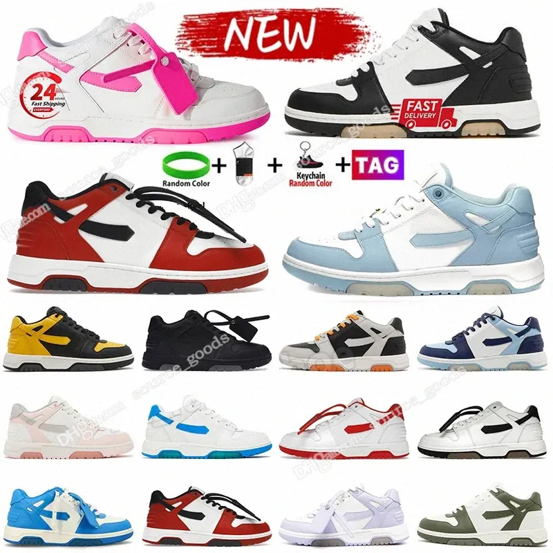 Designer Brand Out Office Sneakers Casual Chaussures Offes Blanc Low Top Daim Plateforme En Cuir Entraîneur Respirant Sport Chaussure Party Walking Sneaker 36-45