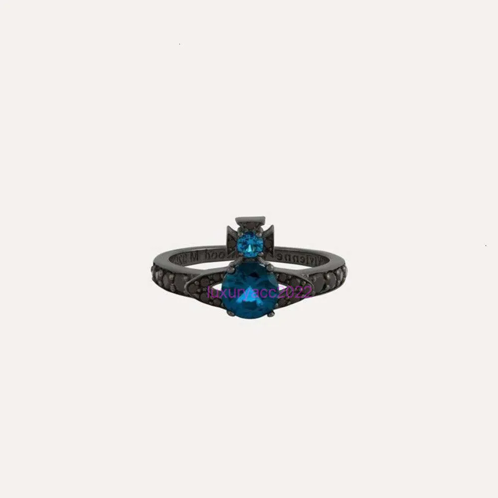 Sieraden Vivianeism Westwoodism Rings Saturn's Orbit Volledige diamantring High-end Feeling Style Luxe