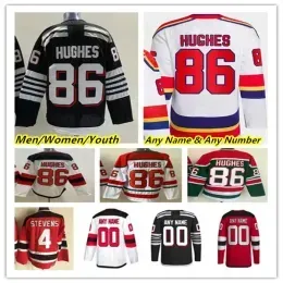 New``Jersey``Devils``Jack Hughes NJ Hockey Jerseys Jesper Bratt Hischier Dougie Hamilton Mercer Wood Graves Marino Sharangovich Tomas Steven