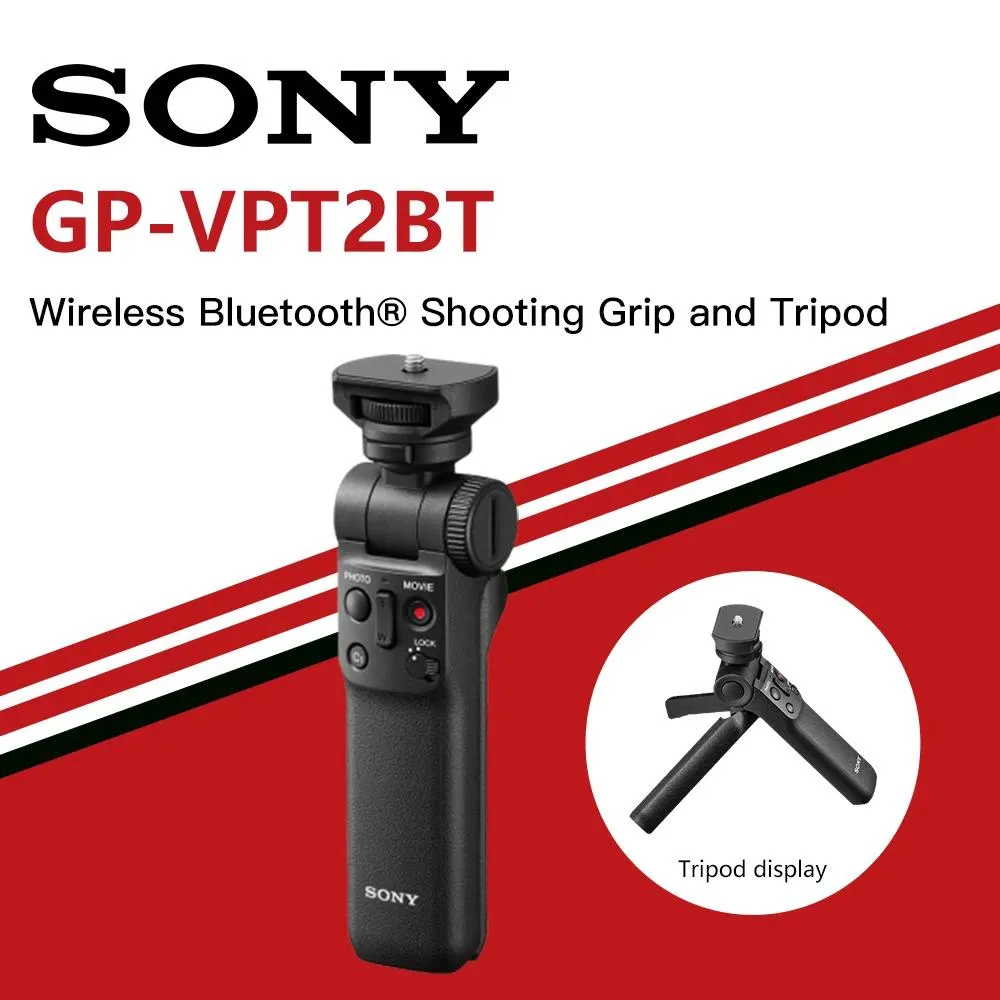 Zubehör Sony Gpvpt2bt Kabelloser Aufnahmegriff und Stativ für Sony A6400, Rx0 Ii, A9 Ii, A7r Iv, A6600, A6100, Rx100 Vii, Zv1 Kamera