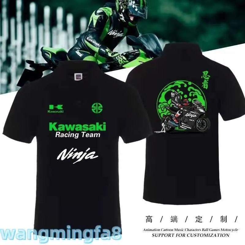 2024 novo designer f1racing t-shirtshort polo camisa equipe de corrida empregado terno solto meia manga camiseta topo masculino e feminino