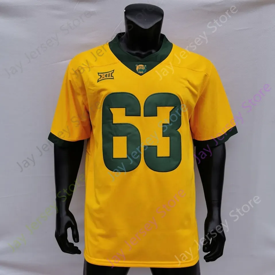 Baylor Football Jersey NCAA College RG3 Robert Griffin III Blake Shapen Qualan Jones Reese Hal Presley Jones Neal Baldwin Williams Sims Walcott Hall Drones