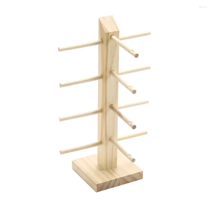 Decorative Plates Sunglasses Display Stand Eyeglasses Rack Shelves Storage Box Bamboo Holder Shelf