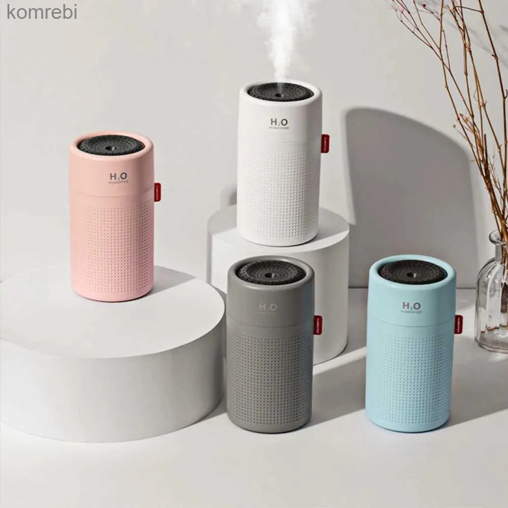 Humidifiers 750ML Simple Humidifier USB Portable Aroma Diffuser 2000mAh Rechargeable Humidifier Atmosphere Light Atomizing HumidifierL240115