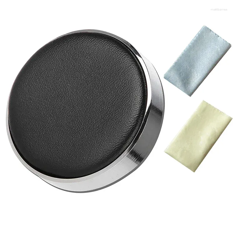 Watch Repair Kits 70MM 3PCS Movement Casing Cushion Leather Protective Pad Holder Part Glass Battery Change Tool Cleaning Cloth