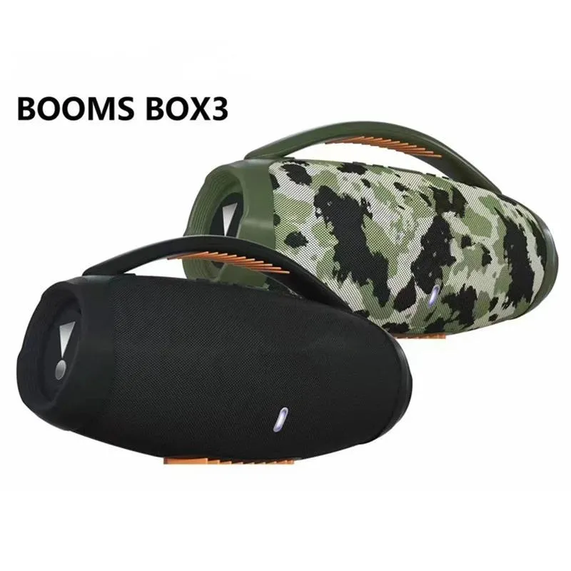 Głośniki Booms Boom 3 Wysoka moc 40W głośnik Bluetooth Przenośna wodoodporna bezprzewodowa subwoofer 360 stereo otoczenia TWS Caixa de Som Speaker