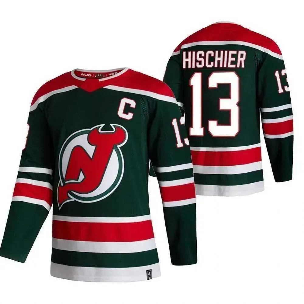 13 Nico Hischier Jersey Devils 2021 Reverse Retro Hockey Jerseys 76 P. K. Subban 86 Jack Hughes 19 Travis Zajac