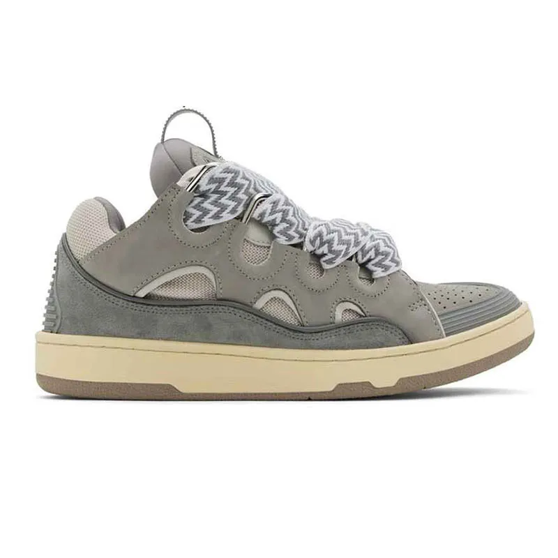2024 Zapatos Con Cordones Tejidos De Malla Estilo Anos 90 Extraordinarios Top Leather Curb Zapatillas De