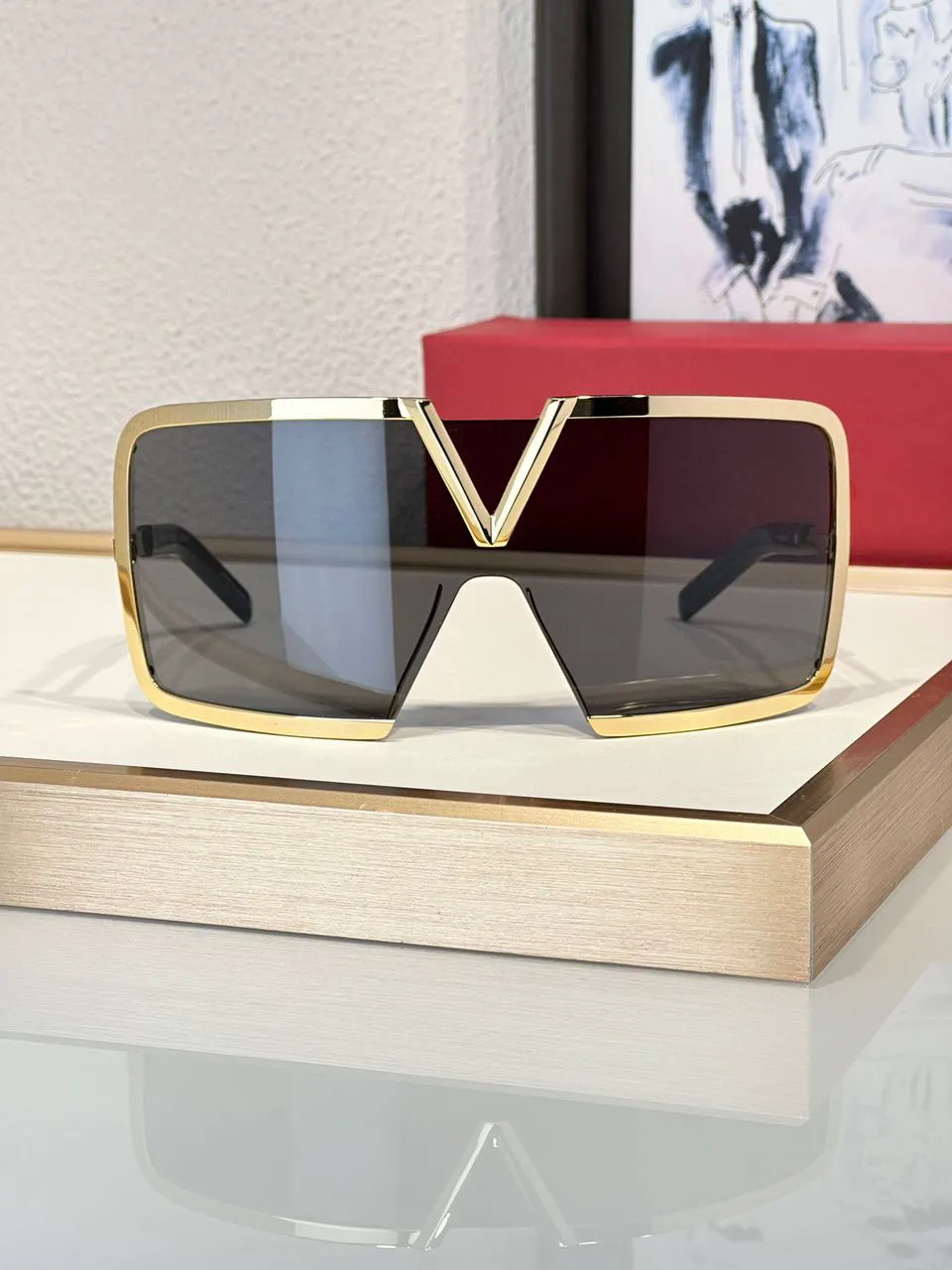 Erkekler Güneş Gözlüğü Kadınlar için Son Satış Moda Güneş Gözlükleri Erkek Güneş Gafas De Sol Glass UV400 lens Rastgele Eşleştirme Kutusu V-Romask