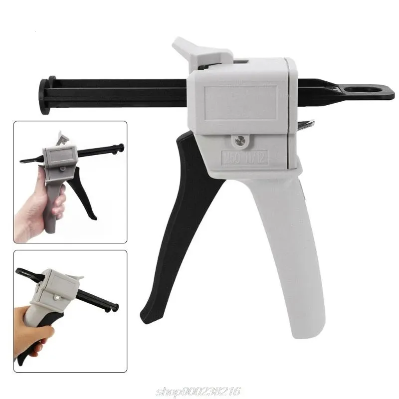 2 11 1 Universal Glue Gun 50ml Two Component AB Epoxy Sealant Glue Gun Applicator Manual Caulking Gun Dispenser J09 21 Dropship 240115