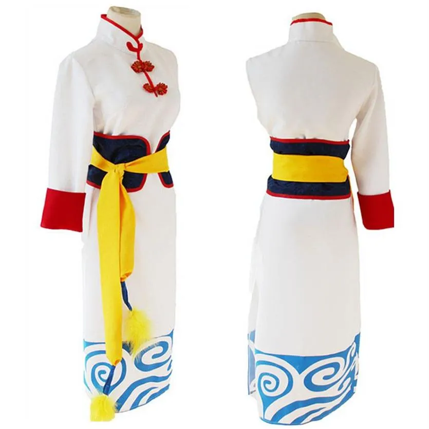 Gintama Kagura Cosplay Cheongsam Outfit Disfraces de Halloween para adultos para mujeres218H