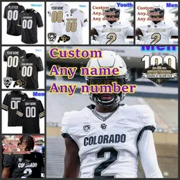 2023 Custom S-6XL NCAA Colorado Buffaloes Football Jersey 2 shedeur sanders 12 Travis Hunter 78 Solder 96 Hasselbach 87 Cochrane 27 Talianko 59 Coleman 90 Roberts