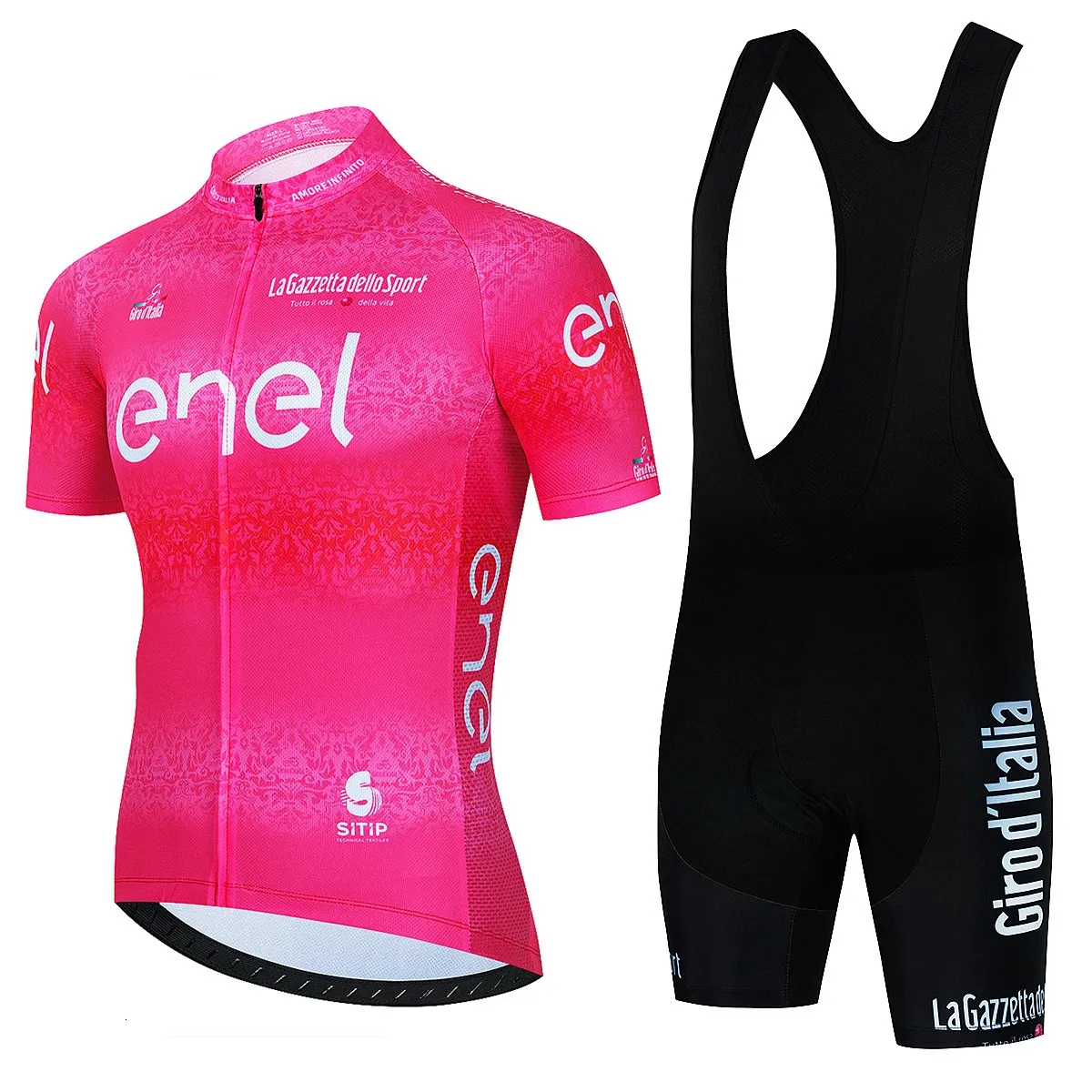 Wycieczka Giro Ditalia Cycling Jersey Sets Męs