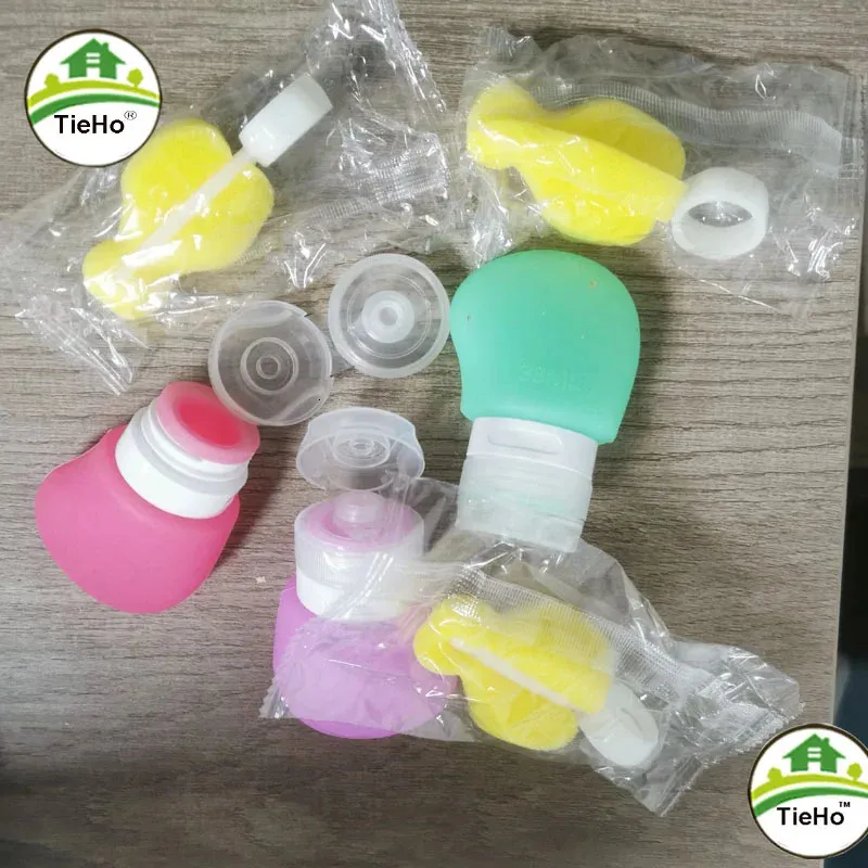 3pcs 38ml Seyahat Paketlenmiş Şişelenmiş Kozmetik Şampuan Krem Sıvı Vücut Yıkama Cilt Bakımı Temizleyici Taşınabilir Yıkama Şişesi 240113