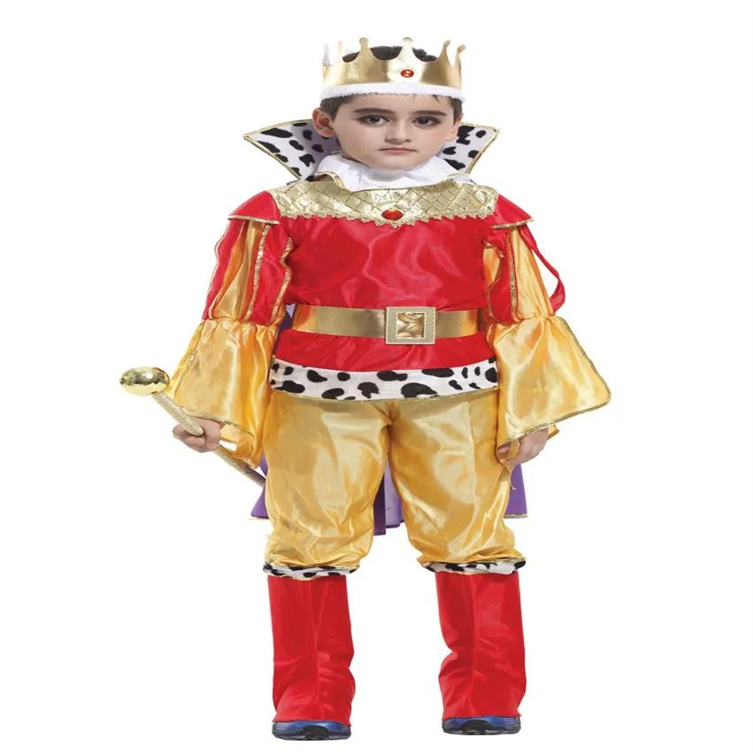 Shanghai Story Boy's Halloween Costume Cosplay King Outfit Themed Birthdays Party For kids279L