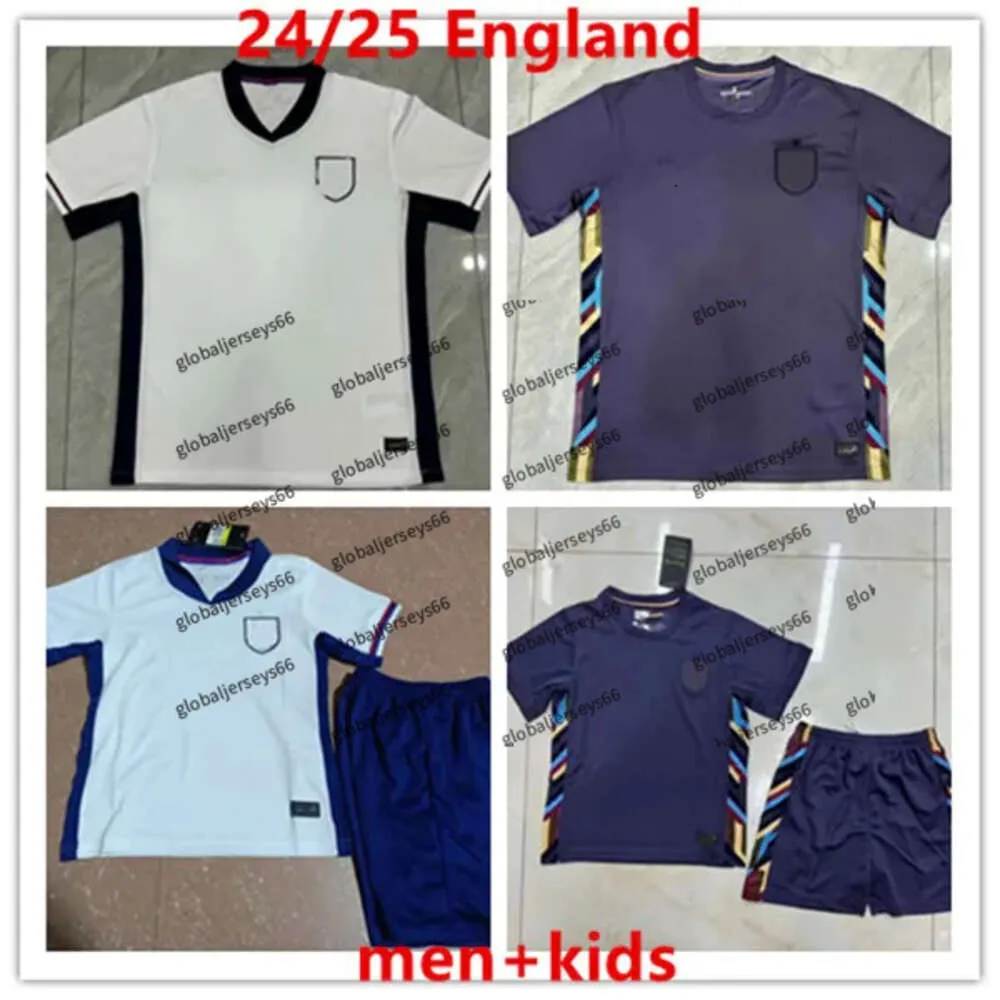 2024 2025 Maillots de football 2024 2025 Kit enfants KANE GREALISH MEAD FODEN STERLING ANGLETERRE RASHFORD SANCHO SAKA GARÇONS Chemises de football nationales Uniformes