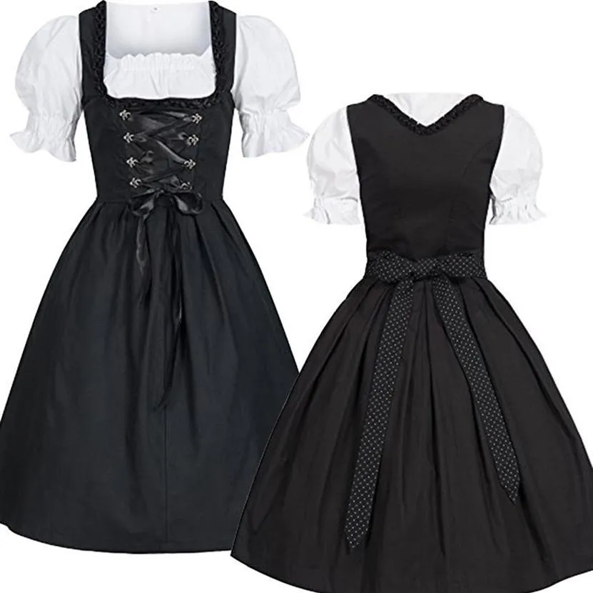 Costume Accessories Xxxxxl Xxxxl Plus Size Women's German Dirndl Dress Traditional Bavarian Beer Girl Oktoberfest Costumes Fo209S