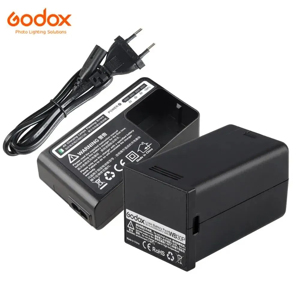 Cameras Godox Original Wb29 Wb30p Spare Rechargeable Liion Battery C29 Charger for Outdoor Flash Light Ad200 Ad200pro Ad300pro