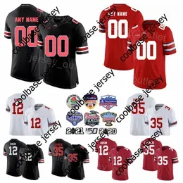 NCAA University Football 12 Lathan Ransom Jersey College Ohio State Buckeyes 35 Eichenberg 18 Marvin Harrison Jr 2 Emeka Egbuka 8 Cade