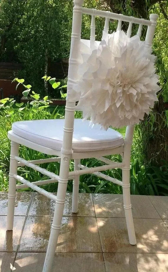 Covers New Arrival Flower Big Tiers Wedding Decoration Wedding Supplies Special Wedding Events Chair Sash Chair Covers