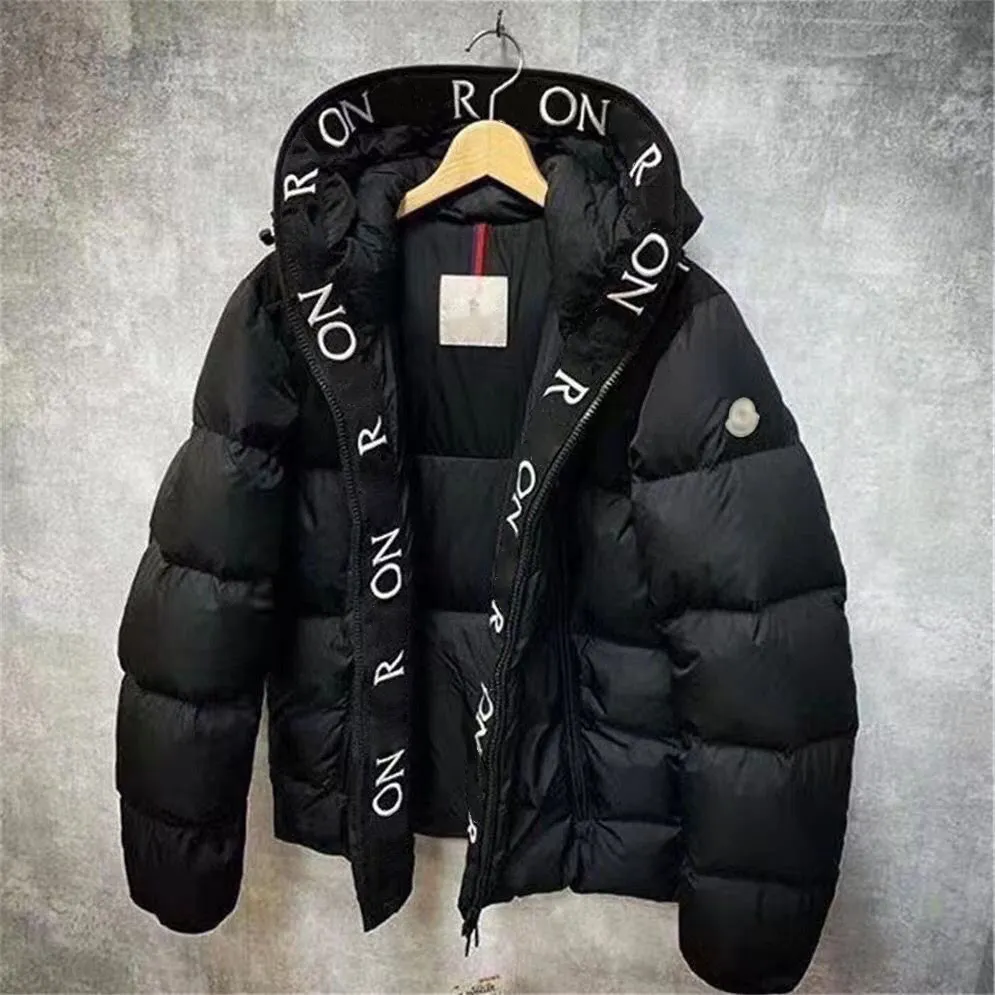 designer jas heren jas jas heren dames jas letter dik warm modemerk buiten windscherm heren jassen herfst winterjas kleding