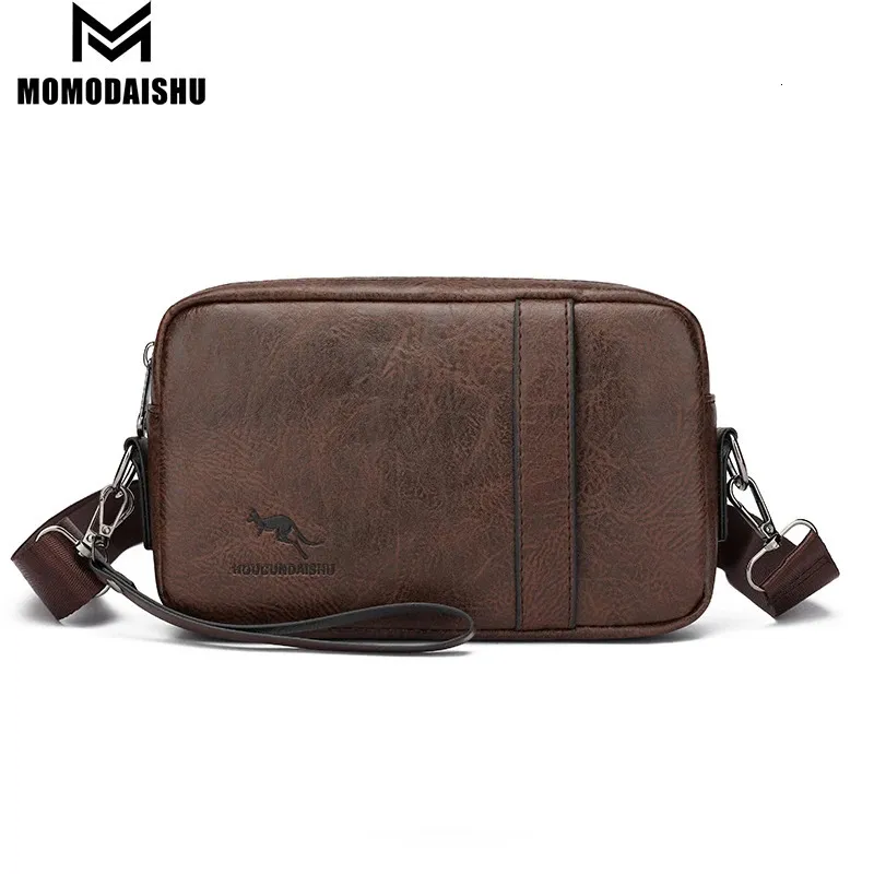 Lüks su geçirmez PU deri çanta büyük kapasiteli adam seyahat crossbody çantaları omuz çantası adamın çanta çantaları cüzdan tot 240115