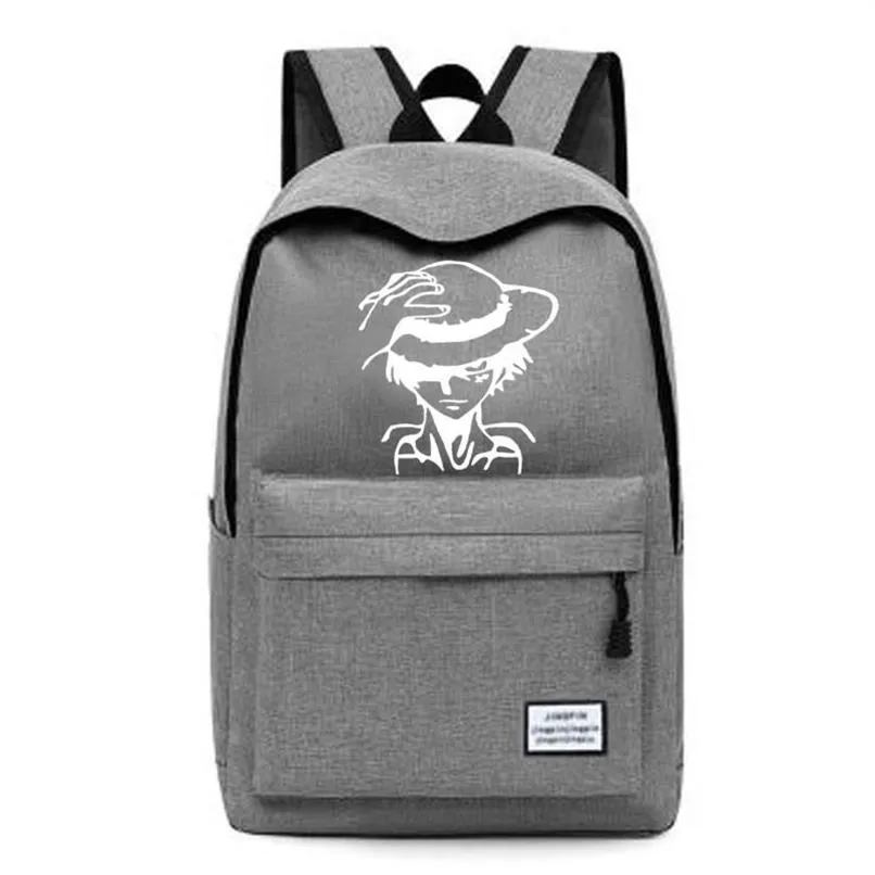 One Piece Bagpack Mochila Bags 2021 School Designer Kawaii Tassen Dames Schoudertassen Men Plecaki Backpack232T