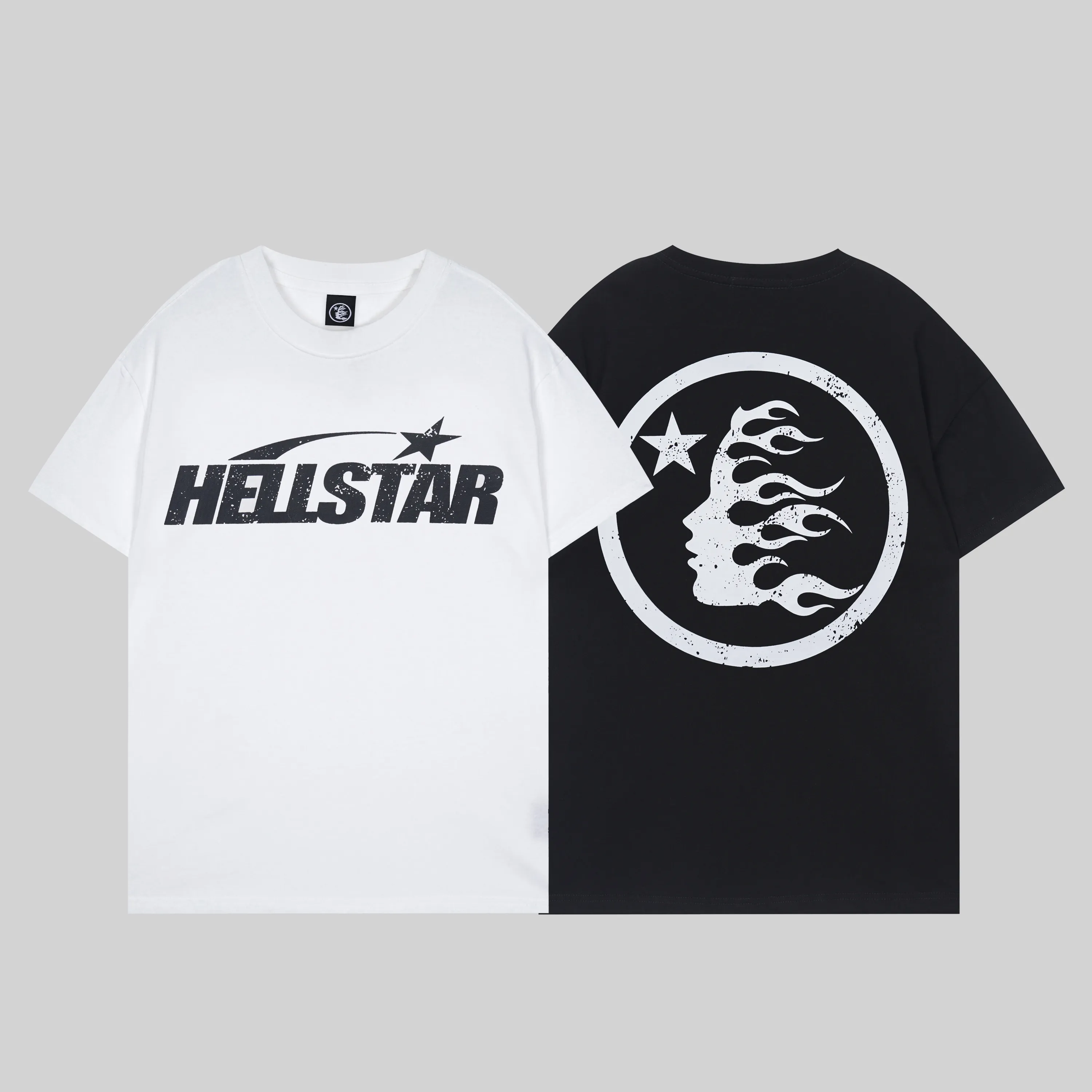 HELLSTAR T-shirt Rappes Mens Femmes Tshirt Rapper lavage Gray Craft Unisexe Uniseve à manches High Street Retro Retro Hell's Women's T-Shirts Designers TEES TIES M-3XL