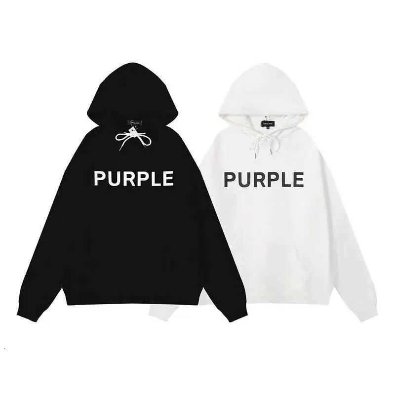 Purple marka projektant z kapturem fioletowe bluzy kobiety mężczyźni fioletowe bluzy z kapturem USA mody streetwear bluzy odzieżowe High Street Hooded pullover