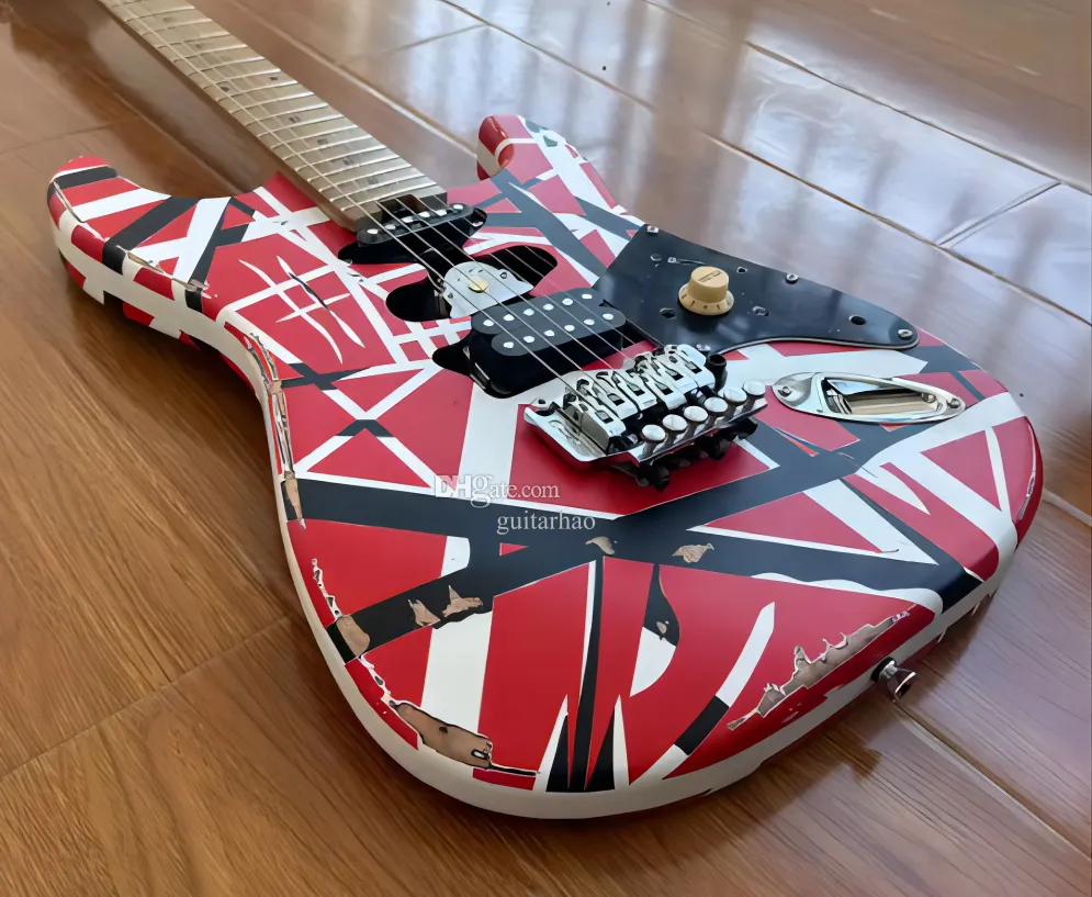 EVH Electric Guitar F Hole Semi Hollow Body Brown Mahogany