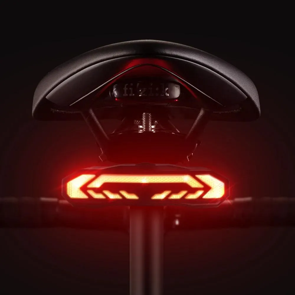 Фонари для велосипеда Задняя сигнализация Задний фонарь для велосипеда Беспроводной пульт дистанционного управления Противоугонная сигнализация для велосипеда Задний фонарь Перезарядка через USB Указатель поворота