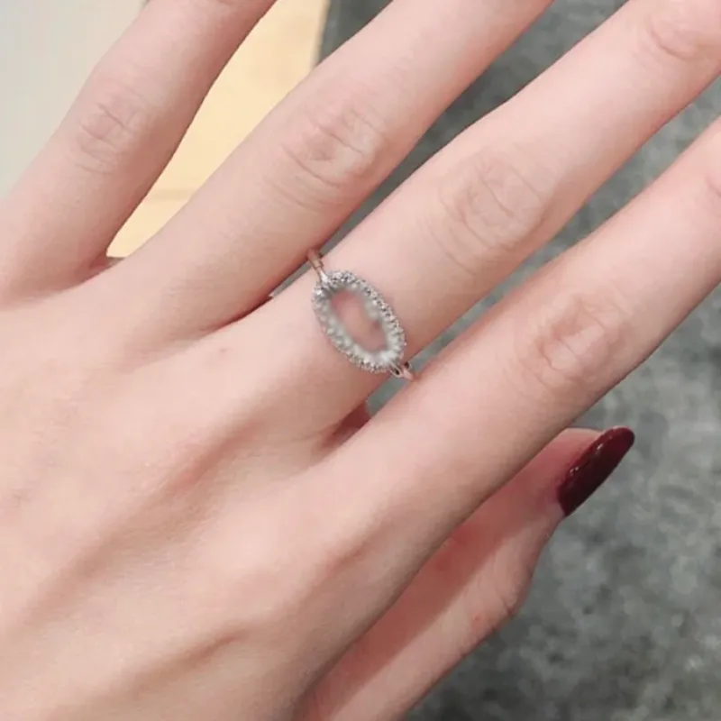 Luksusowy projektant 925 srebrny pierścionek słynny francuskie drrands klasyczny nos nos inkrusyjne dżerniszy kobiety urok biżuterii wykwintne pierścienie Pierścienie Prezent Mother