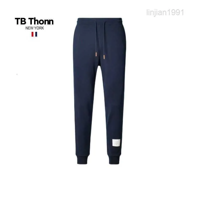 Tb Thonn – pantalon tricoté avec ruban arrière pour homme et femme, décontracté, en coton pur, nouveau sport, tendance, automne 2023