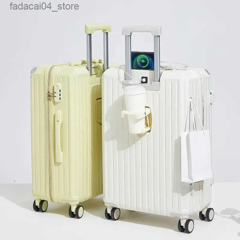 Save Big on Bulk Wheeled Luggage Case Suitcase Set With Cup Holder  20/24/26 Inch Luggage Trolley Case Multifunctional Carry On Rolling  Suitcase