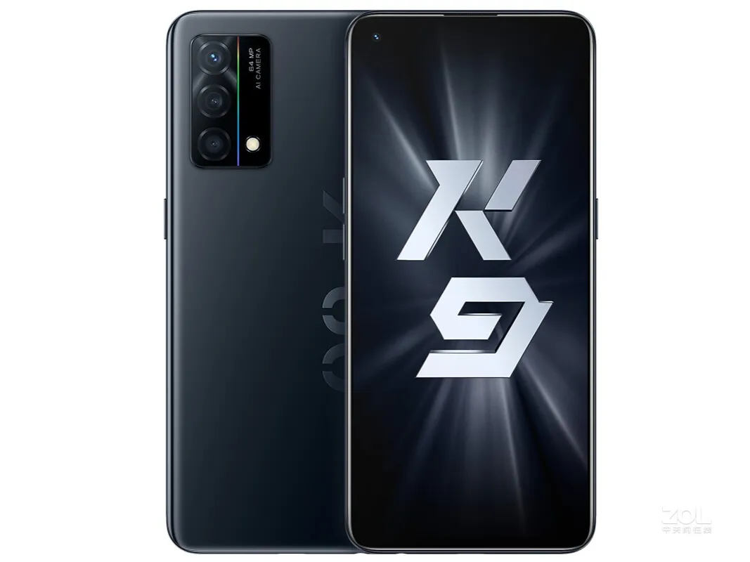 Oppo K9 5G Telefon z Androidem 4300MAH 65 W 6,43 cala 90Hz 2400X1080 FACE ID Snapdragon 768G 64.0MP Screen Lipprint Peden Telefon