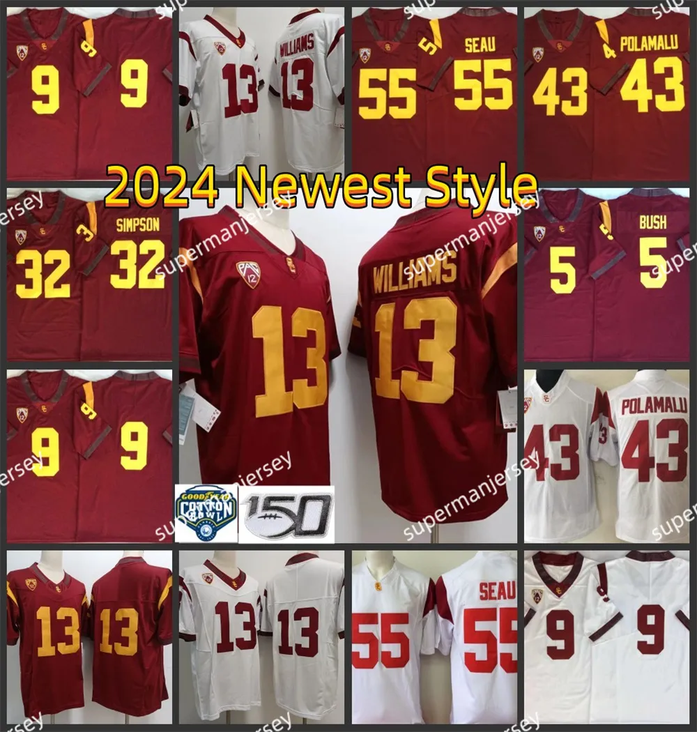 College Team Inspired Football Jersey Performance Fabric Athletic