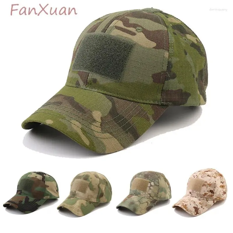 Top Caps Kamuflaj Taktik Beyzbol Kapağı Erkekler için Açık Jungle Camo Askeri Erkekler Yürüyüşü Snapback Hats Runing