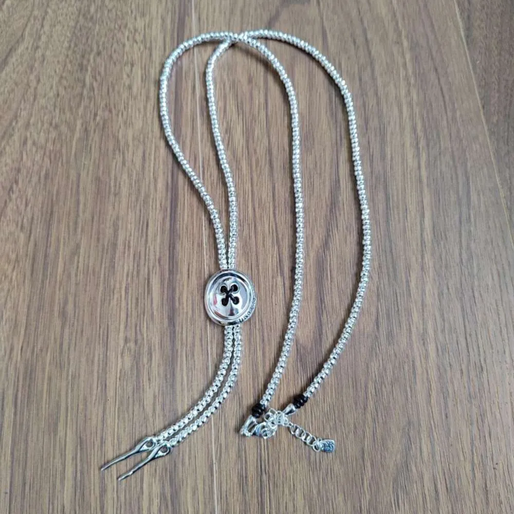 Collier de bijoux de créateur marque de mode espagne Unode50 bouton aiguille pull chaîne bijoux petite tendance