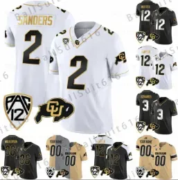 Colorado Buffaloes Football Jersey Shedeur Sanders Dylan Edwards Deion Sanders Sy'veon Wilkerson Jimmy Horn Jr. Xavier Weaver Travis Hunter