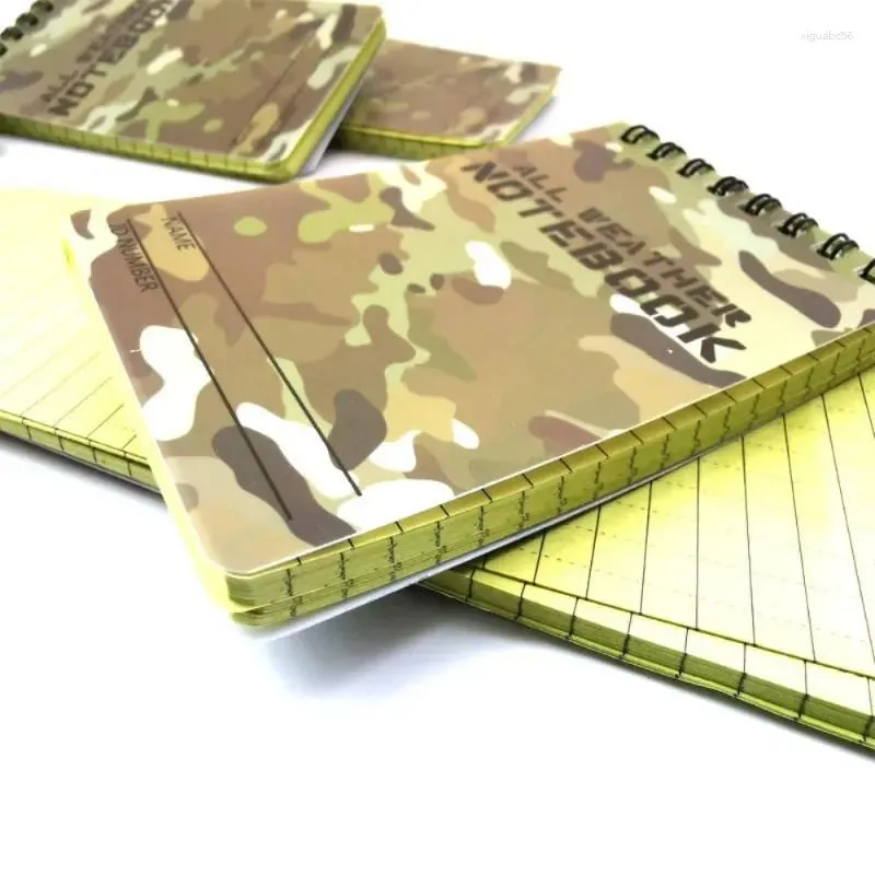 Pieces Camouflage Printing Note Book Paper Waterproof Writing In Rain Tactical Notebook All Weather Outdoors