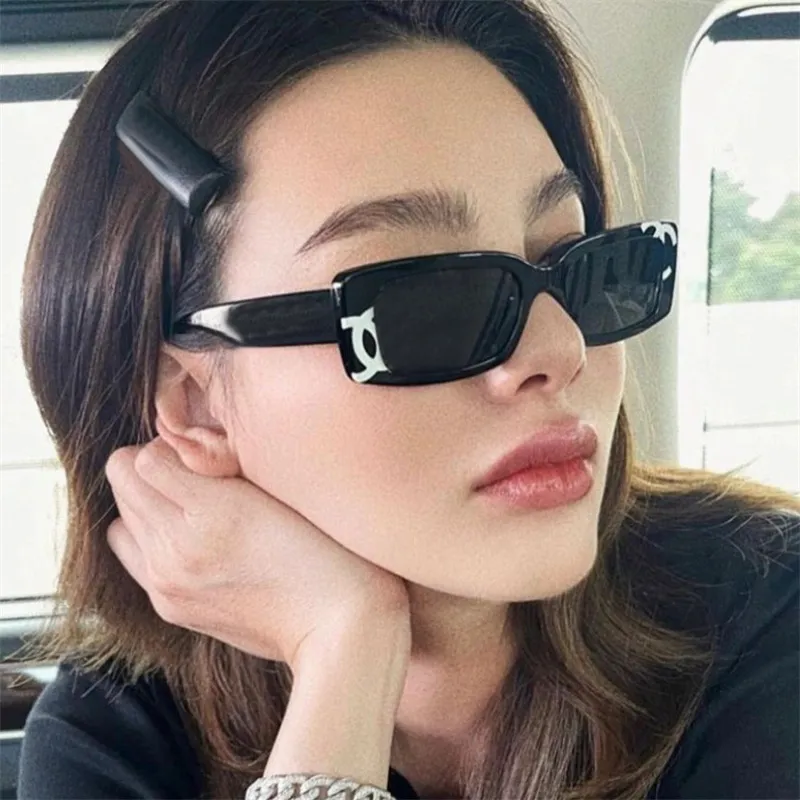 Luksusowe wąskie okulary przeciwsłoneczne Słoneczne Kobiet Designer UV Proof Adumbral Sunglasses Męs