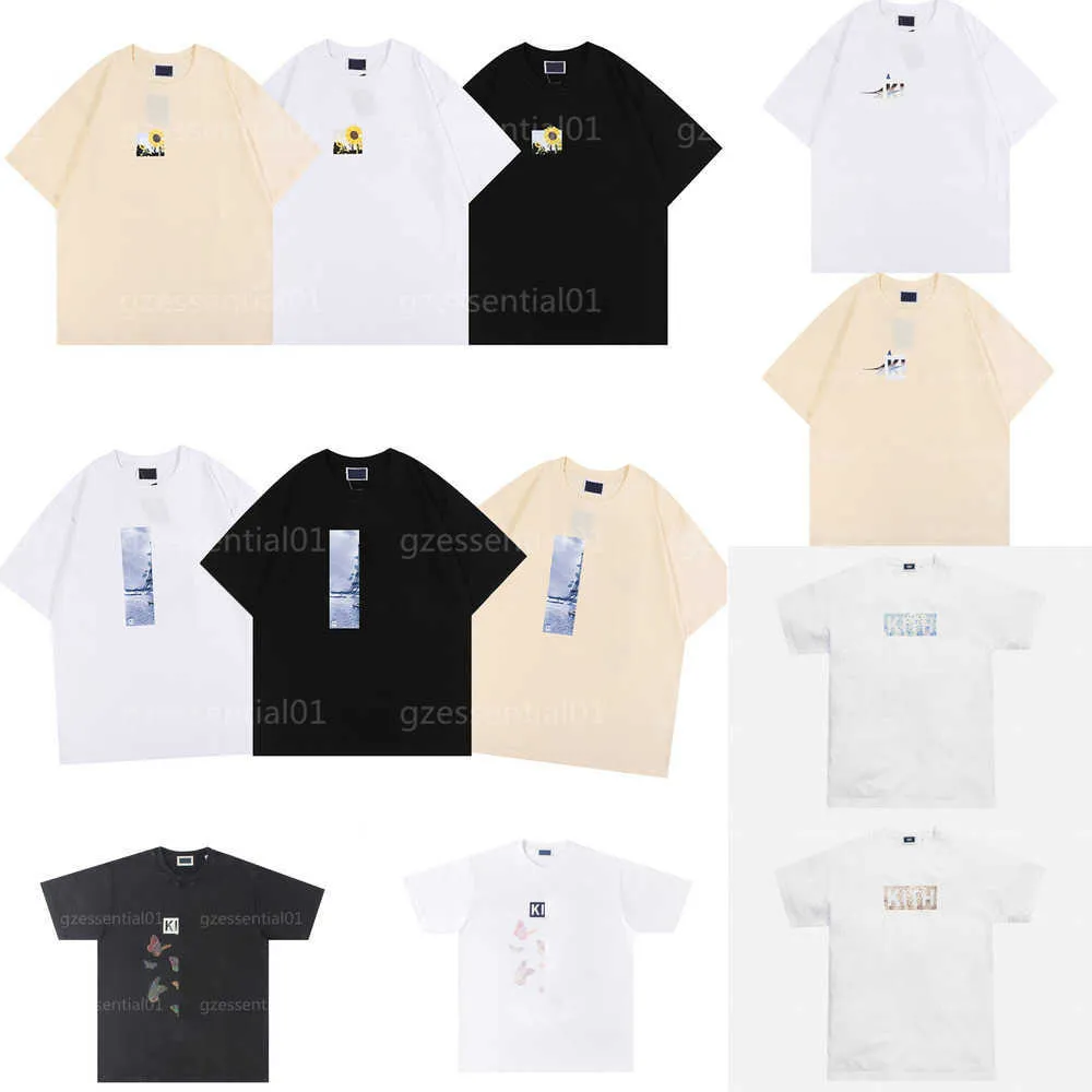 T-shirts pour hommes T-shirt de luxe Kith T-shirt homme été vêtements femme coton imprimé lâche t-shirt décontracté respirant séchage rapide hommes T-shirt mode KITH chemise