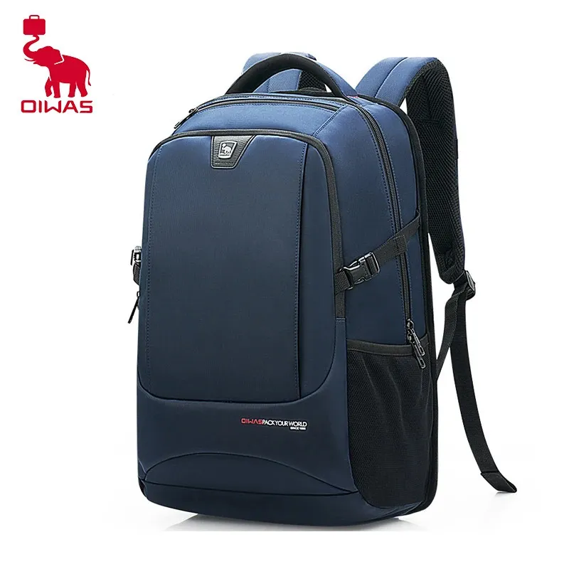 Oiwas casual negócios portátil mochila bagpack masculino multifuncional à prova dmultifunction água grande capacidade saco portátil para viajar ao ar livre 240116