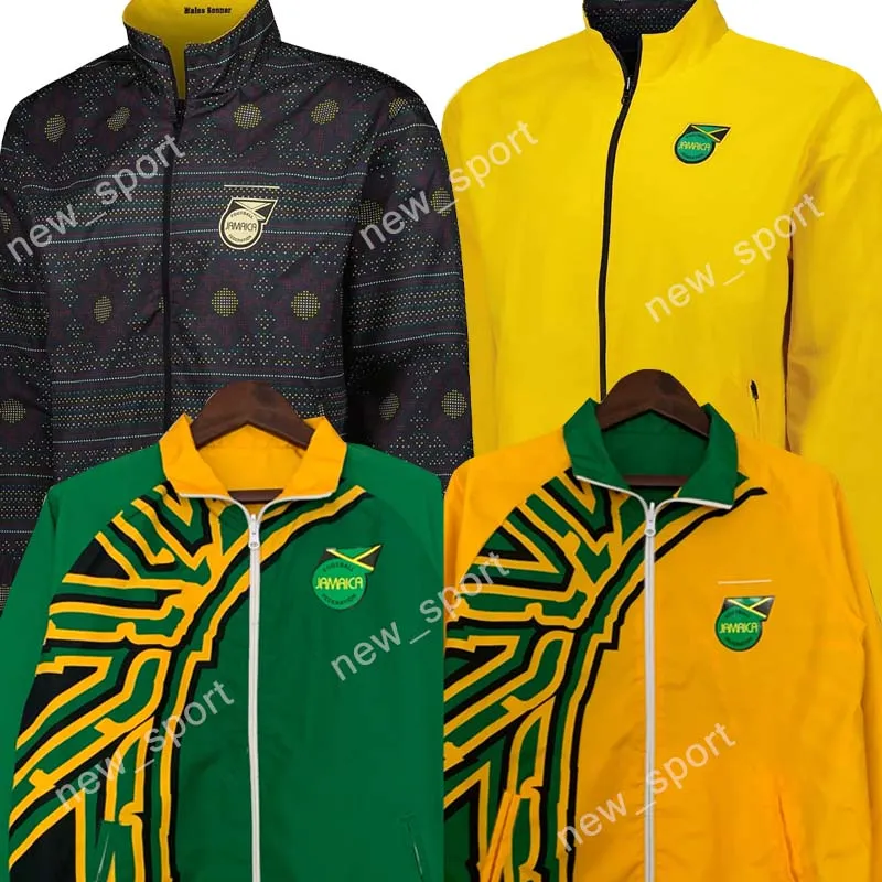 23 24 Survêtements de l'équipe nationale de la Jamaïque à capuche 2023 2024 BAILEY ANTONIO REID HOMMES ensembles d'entraînement survetement jogging coupe-vent