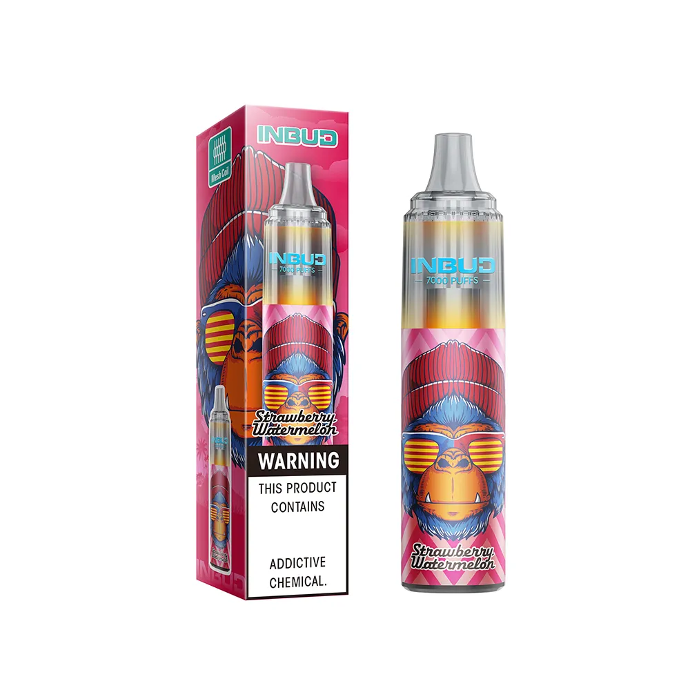 Puff 7k Puff 7k Tornado 7000 Vaper Vapes одноразовые Puff Puff 15ml Предварительно заполненные 600 мАч наряжаемой батареи e cig pod device inbud 7000